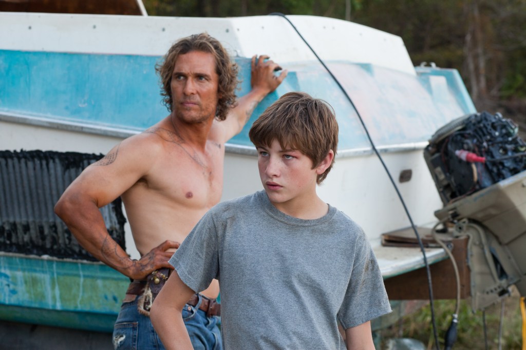 McConaughey (left) and Sheridan as his teen protector.