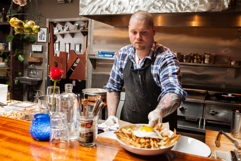 Brass Tacks chef Chris Opsata (Photo by Joshua Huston)