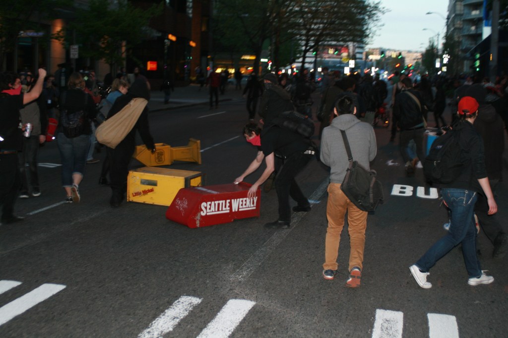 For the second straight year May Day in Seattle was marred by