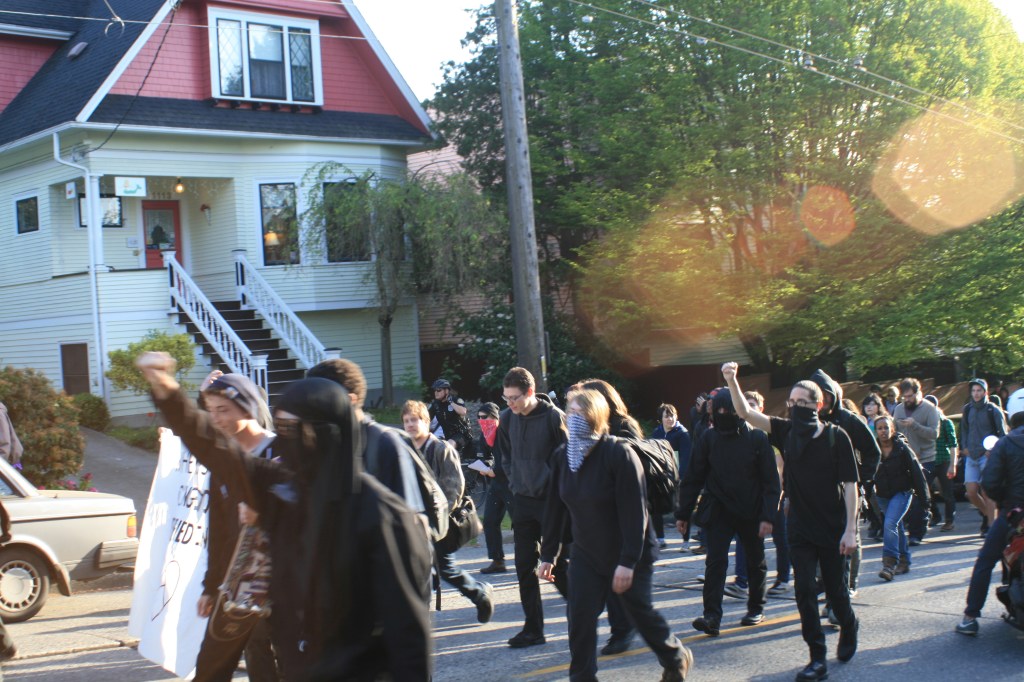 For the second straight year May Day in Seattle was marred by