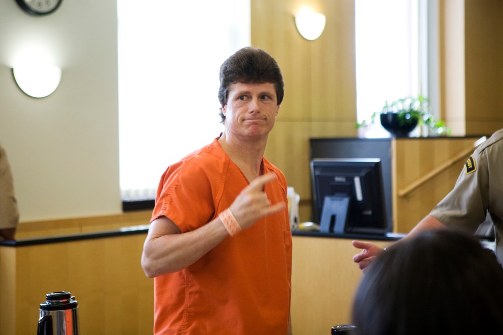 Alan Northrop reacts to the news that he has been exonerated of a 1993 rape charge.