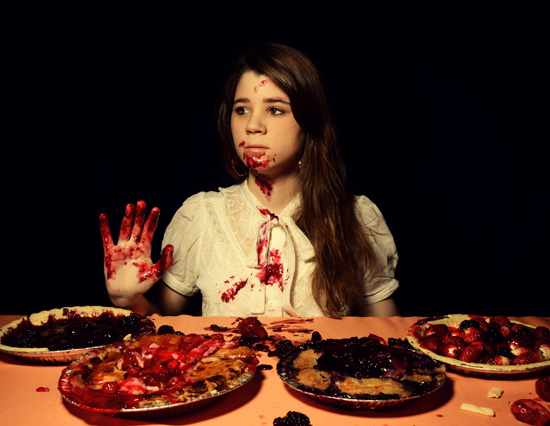 Lady Lamb the Beekeeper and her pies. Photo by Shervin Lainez.