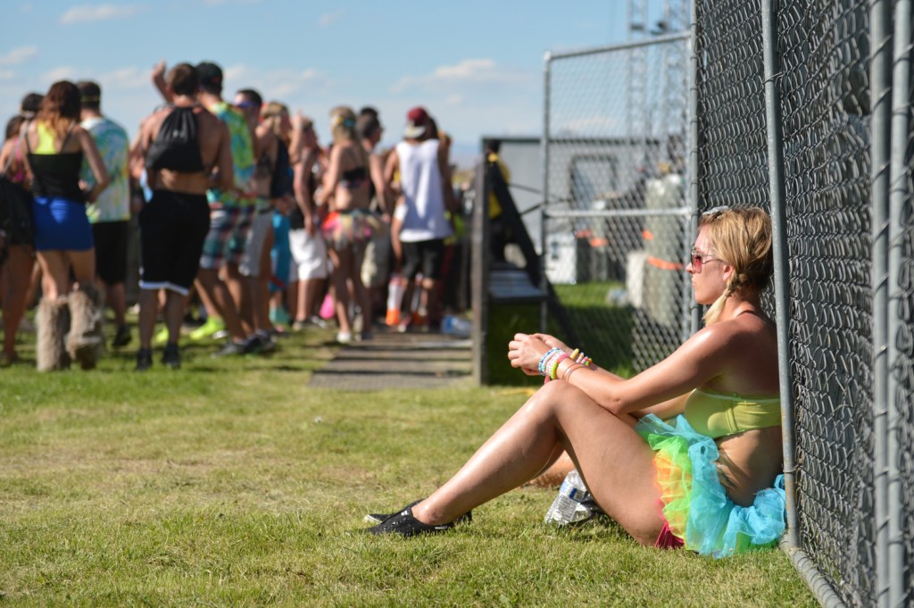 Photographer Chona Kasinger humped it over to the Gorge this weekend to