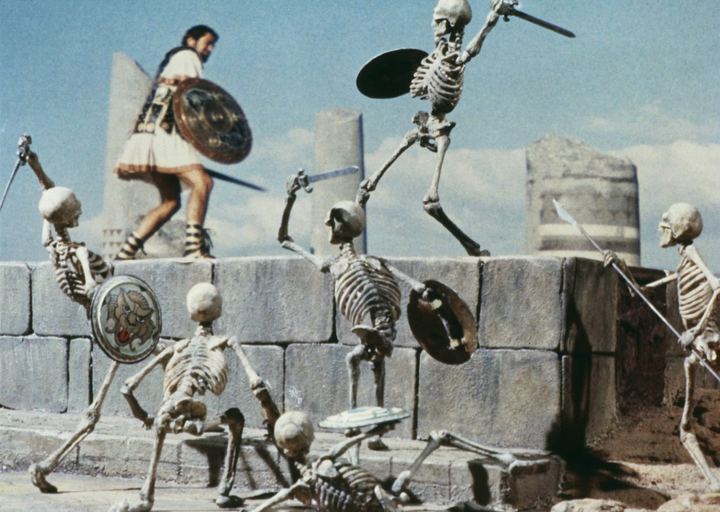 Jason battles the skeleton army.Kobal Collection/Columbia Pictures