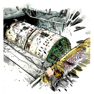 News broke yesterday that Bertha, the deep-bore tunnel drill, was stuck 60