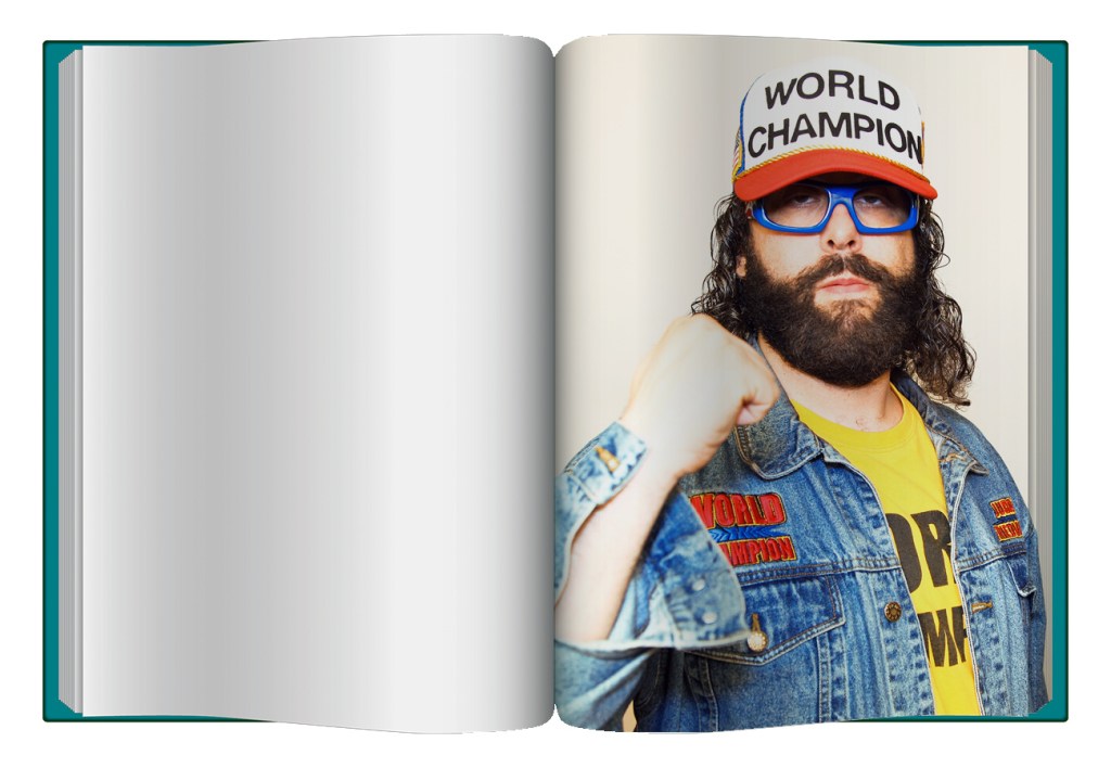 With his slogan-bearing trucker hats, his oversized glasses, and a career that