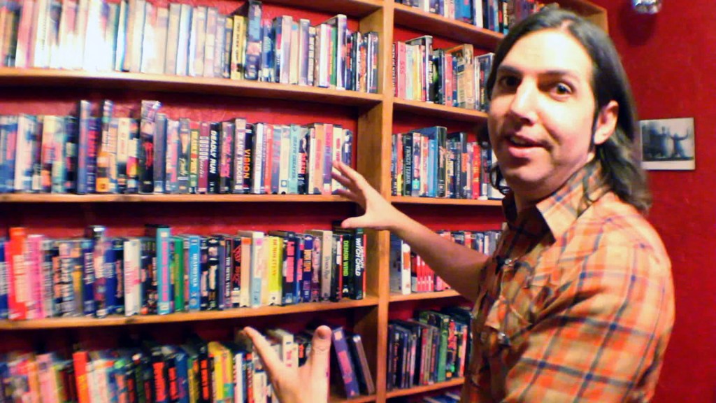 Carlson and his home collection.rewindthismovie.com