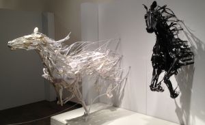 The Seattle Center Pavilion, next to the skate park, is divided into