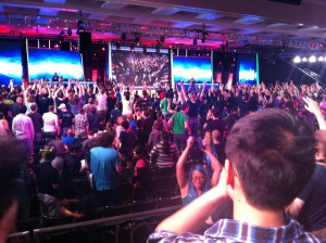 All of these people are screaming and losing their minds because of a video game.