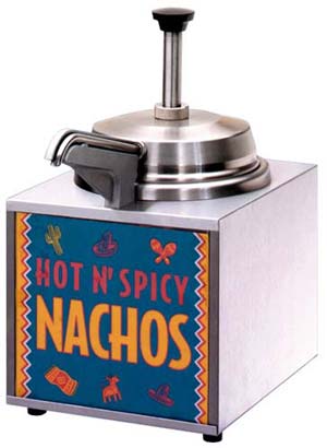 The hot cheese is not complimentary.This is just one of the many