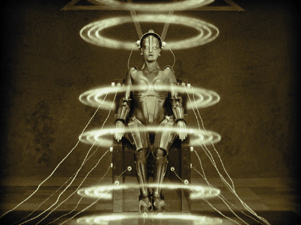 Brigitte Helm as the robot Maria in Metropolis.Ufa