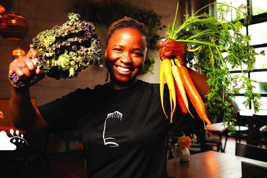 At Plum, Makini Howell’s plant-based menu boasts celebrity fans like Ben and Casey Affleck, India.Arie, and Tobey Maguire.