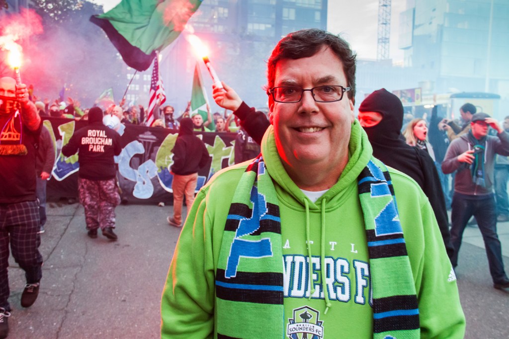 March to the match......