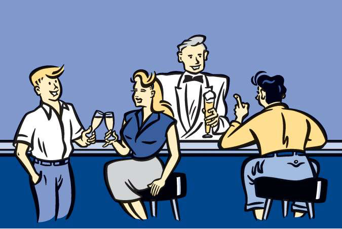 Bars are wonderful, magical places. You can try an exciting new cocktail,