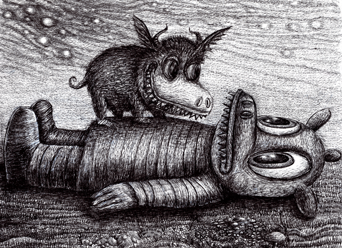 In this bi-weekly column, we highlight doodlers, scribblers and scrawlers from the