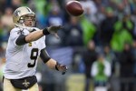Saints QB Drew Brees threw for 309 gross yards and 24 completions.