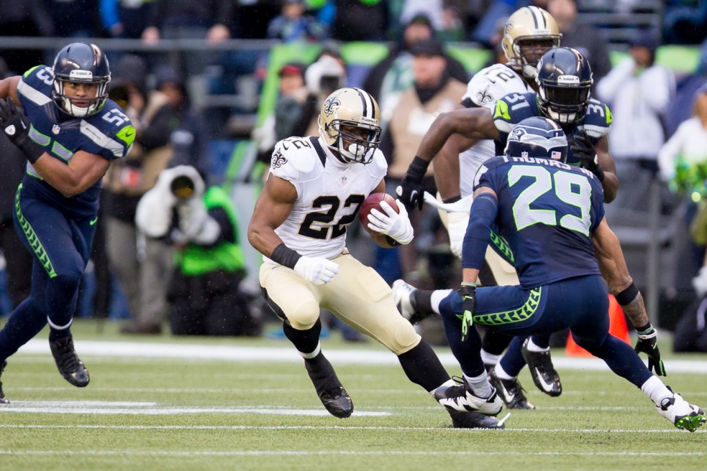 While it didn't come close to Marshawn, New Orleans' running wasn't half bad either, putting up 108 net yards.