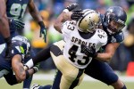 Despite giving their running back squad more than one good third down conversion stuffing (Saints had a 25 percent 3rd down conversion rate).