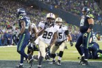 Even still, the team's efforts were eventually reward in the fourth quarter with two touchdowns, including running back Khiry Robinson's one yard run early in the quarter that brought the score to 16-8.