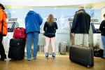 Searching for fake airplane tickets at SeaTac Airport.