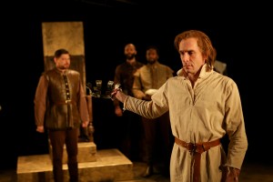 Mount, in foreground, as the incompetent monarch.John Ulman