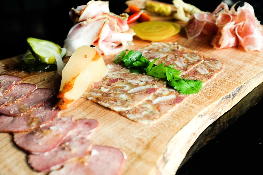 The man with his meat.