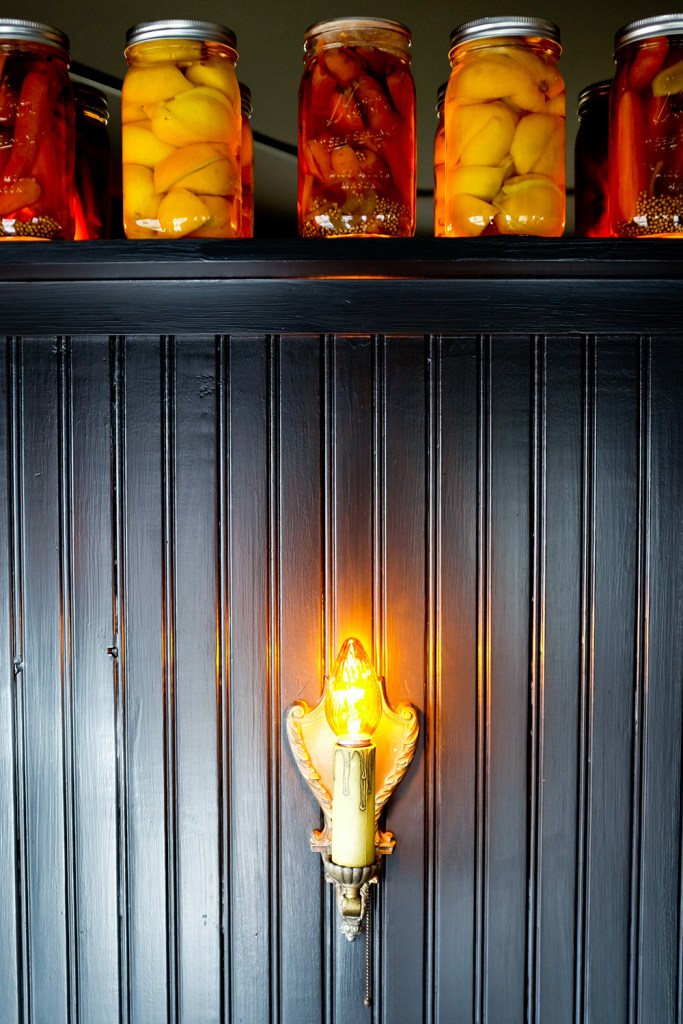 The man with his meat.