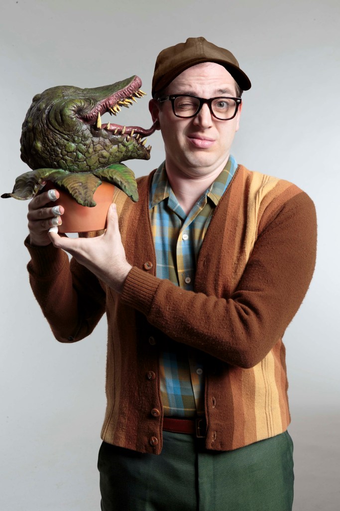 Seymour (Carter) and his hungry houseplant.