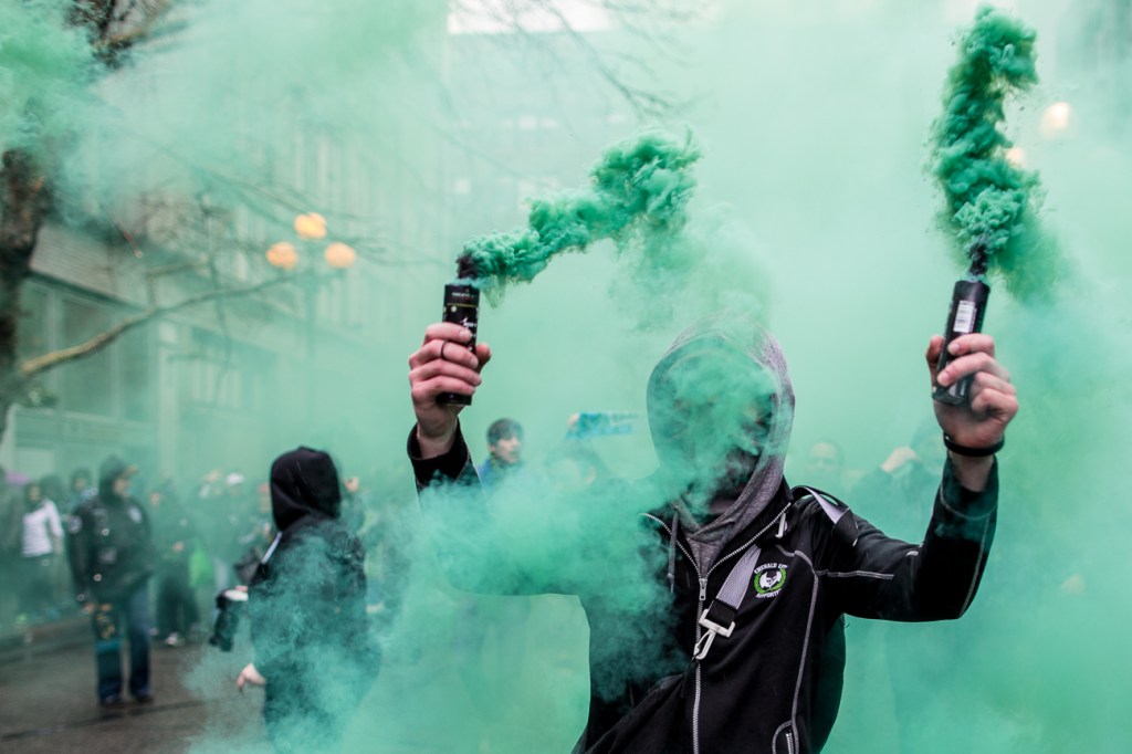 What does the return of smoke bombs ...