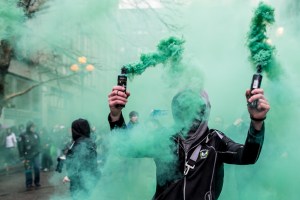 What does the return of smoke bombs ...