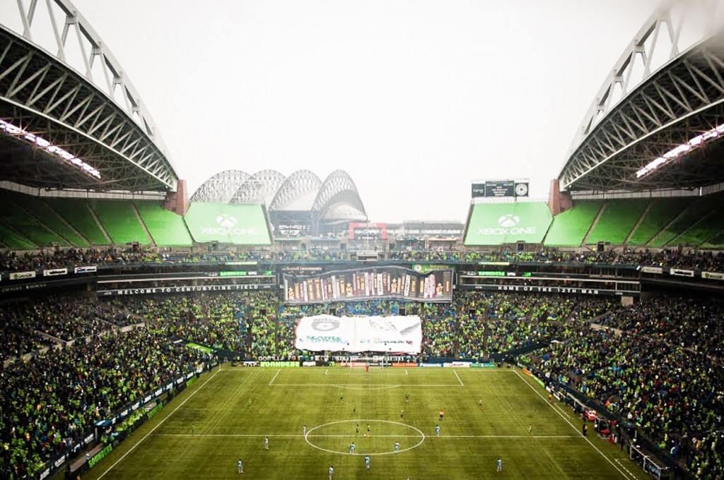 Only one thing: the start of the Seattle Sounders FC 2014 season at the CLink!