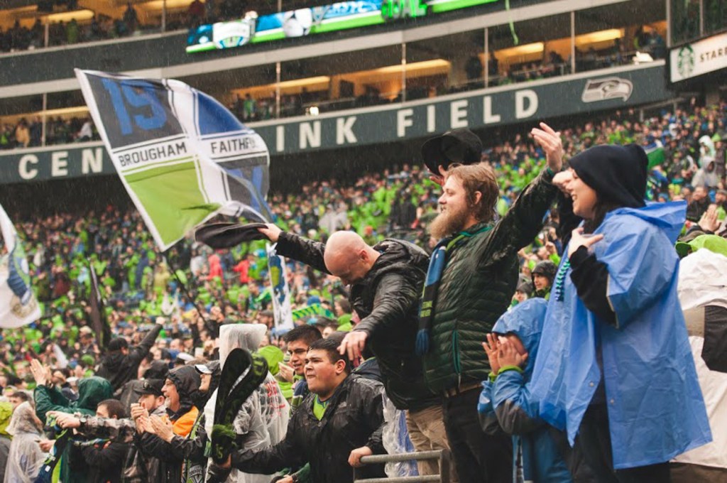 ... and the crowd...