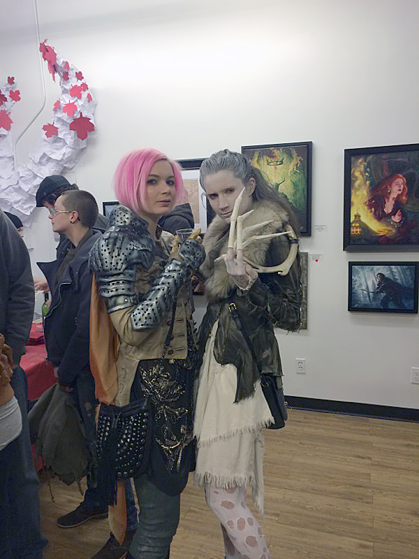 Cosplay on opening night.