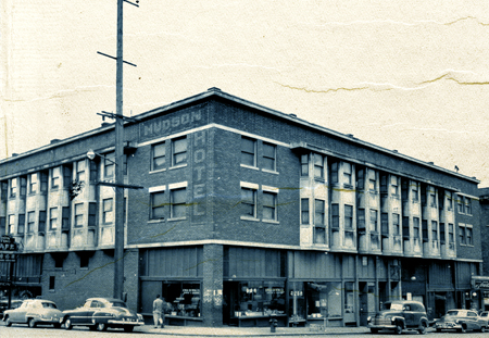 The Wah Mee building has been a part of the Seattle landscape since 1909. Photo courtesy of the University of Washington Libraries Special Collections