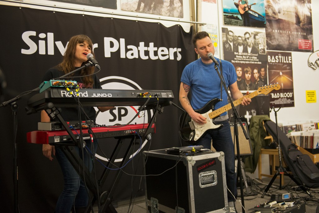 Silver Platters had quite a few live performances for Record Store Day starting with local band Goodbye Heart who just had a KEXP in studio the day before.