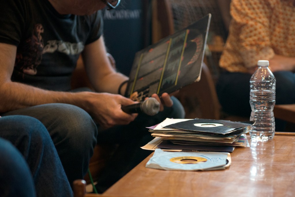 The chat quickly moved from the oldies into "hippy music" and prog rock as the evening flew by.