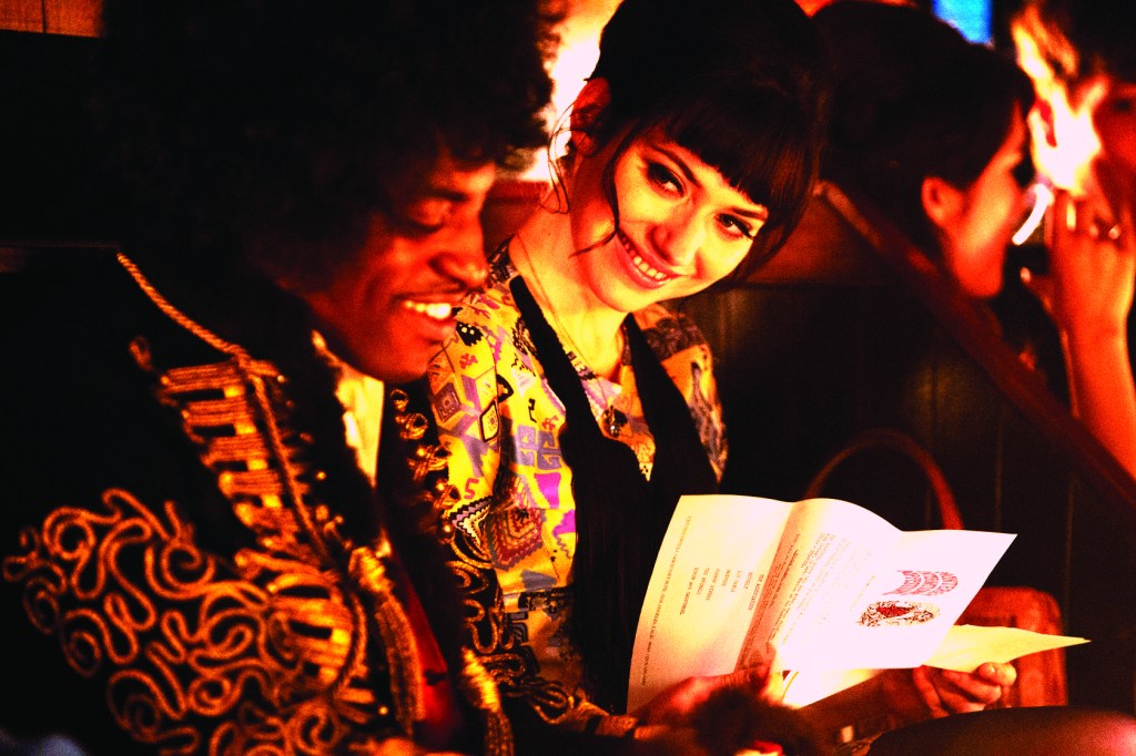 Benjamin as Jimi, with Poots as Linda.