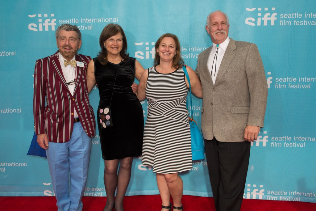 Just one of many groups of attendees dressed to the nines for the opening night Gala of SIFF's fourtieth year.