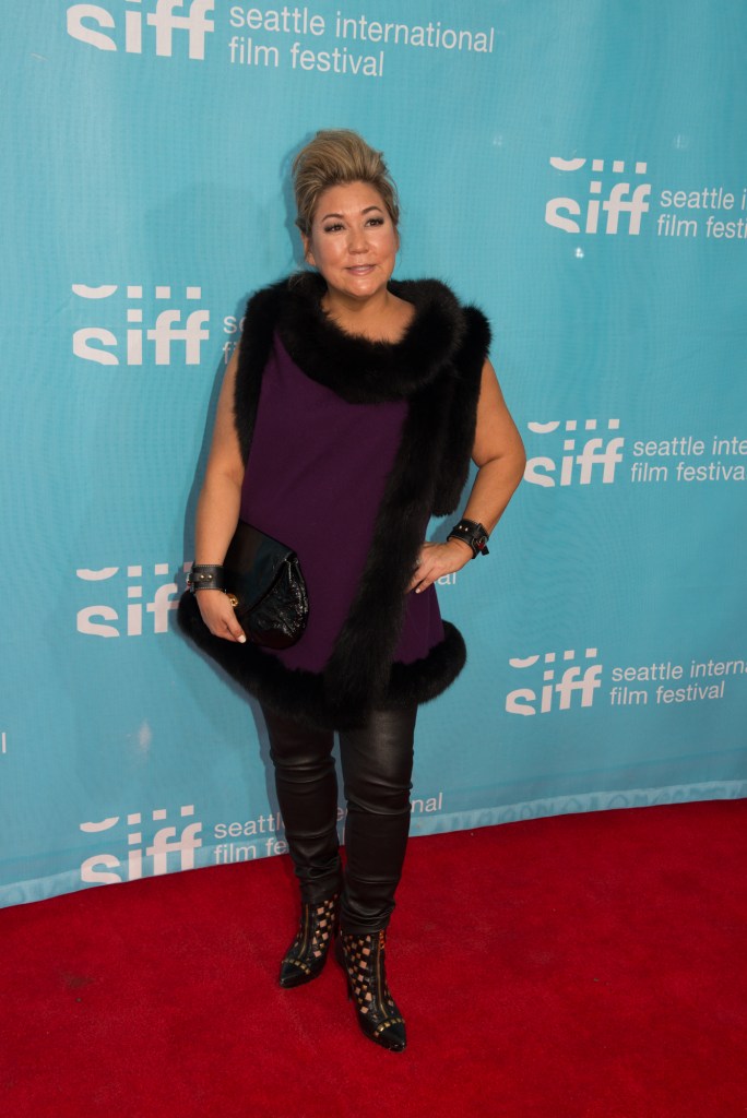 SIFF Board President Michelle Quisenberry well-dressed and ready for the big night.