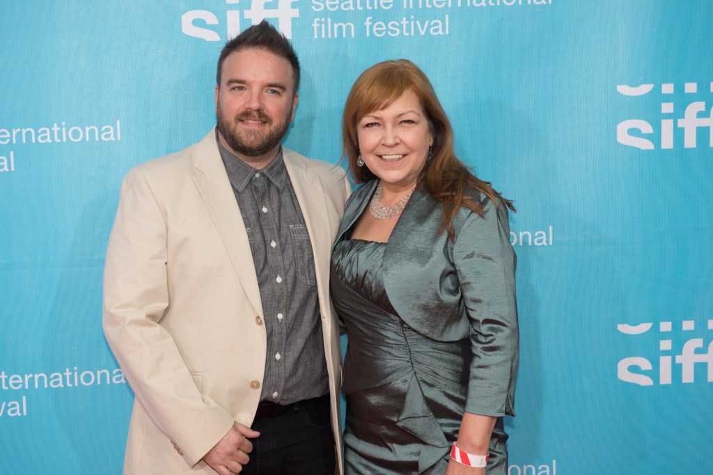 Head of the Office of Film and Music Kate Becker with husband, and executive director of the Northwest Chapter of the Record Academy, Michael Compton.