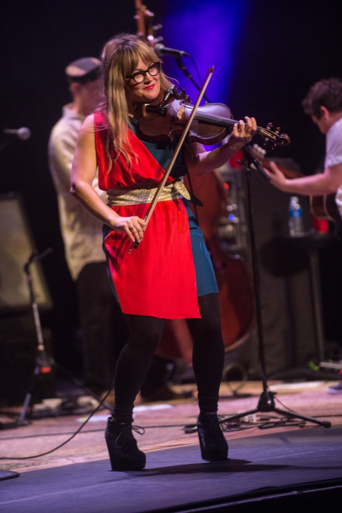 Sara blows me away every time I hear her violin parts. Chris may be the "rock star" of the group, but she shines like a star on stage.
