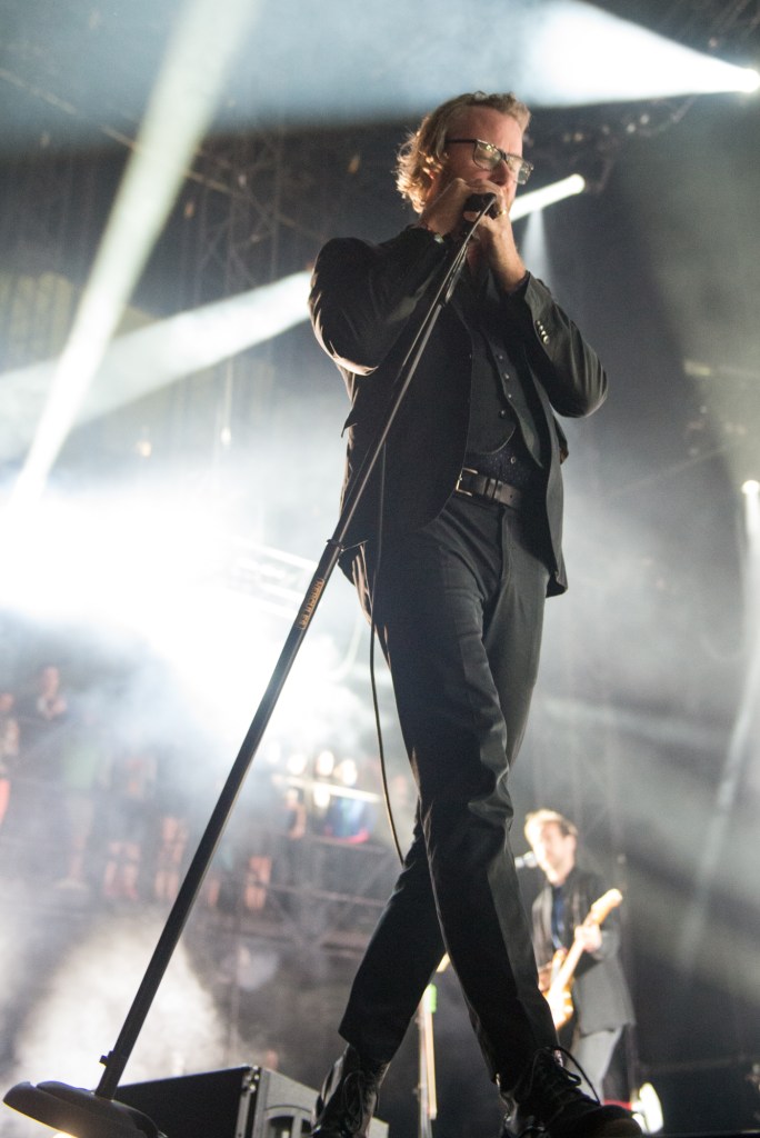 The National brought their gorgeous harmonies and mood lighting to the Gorge to perform for a packed house Saturday