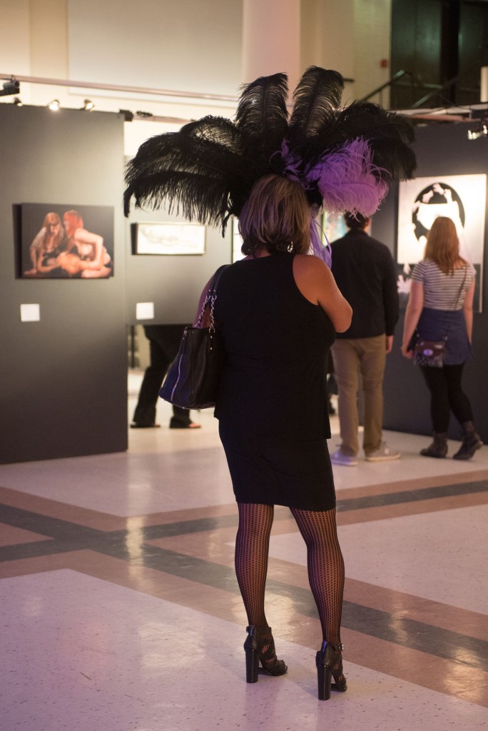 It wasn't just the participants that got dolled up at this event. Spectators and artists alike took part in the fancy, sexy outfits.