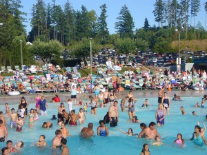 More than half a million people are drawn to Wild Waves, and its wave pool, each year.