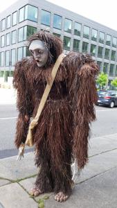 According to R/Seattle, a strange Wicker Man looking Sasquatch creature was sighted
