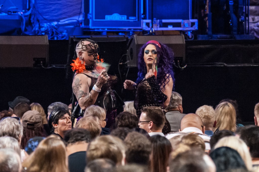 Cher and Cyndi fans alike filled KeyArena but only a few went all out