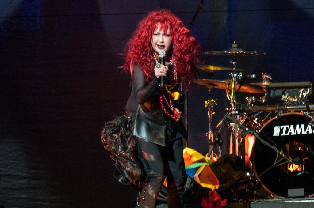 Cyndi Luaper put on one hell of a show.