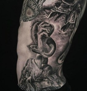 So 49ers quarterback Colin Kaepernick appears to have a new tattoo. And