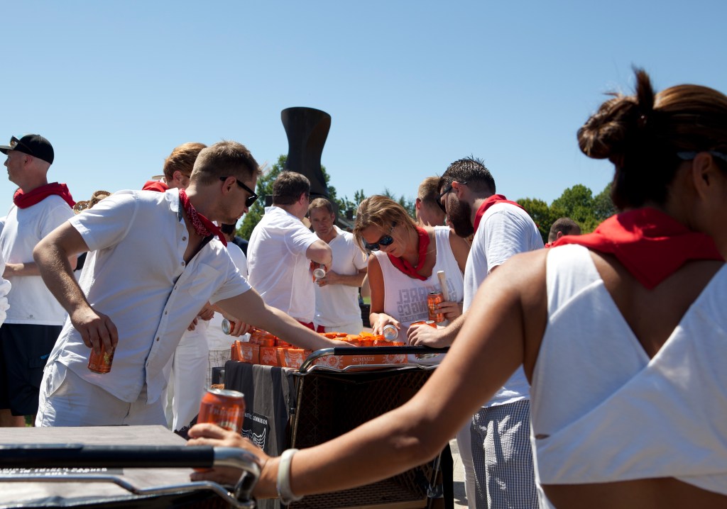 The event ended in Kerry Park where refreshments were served