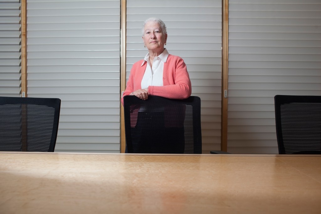Rita L. Bender poses for a portrait on Monday, July 21, 2014, in Seattle, Wash.  Photo by Matthew Ryan Williams for ProPublica